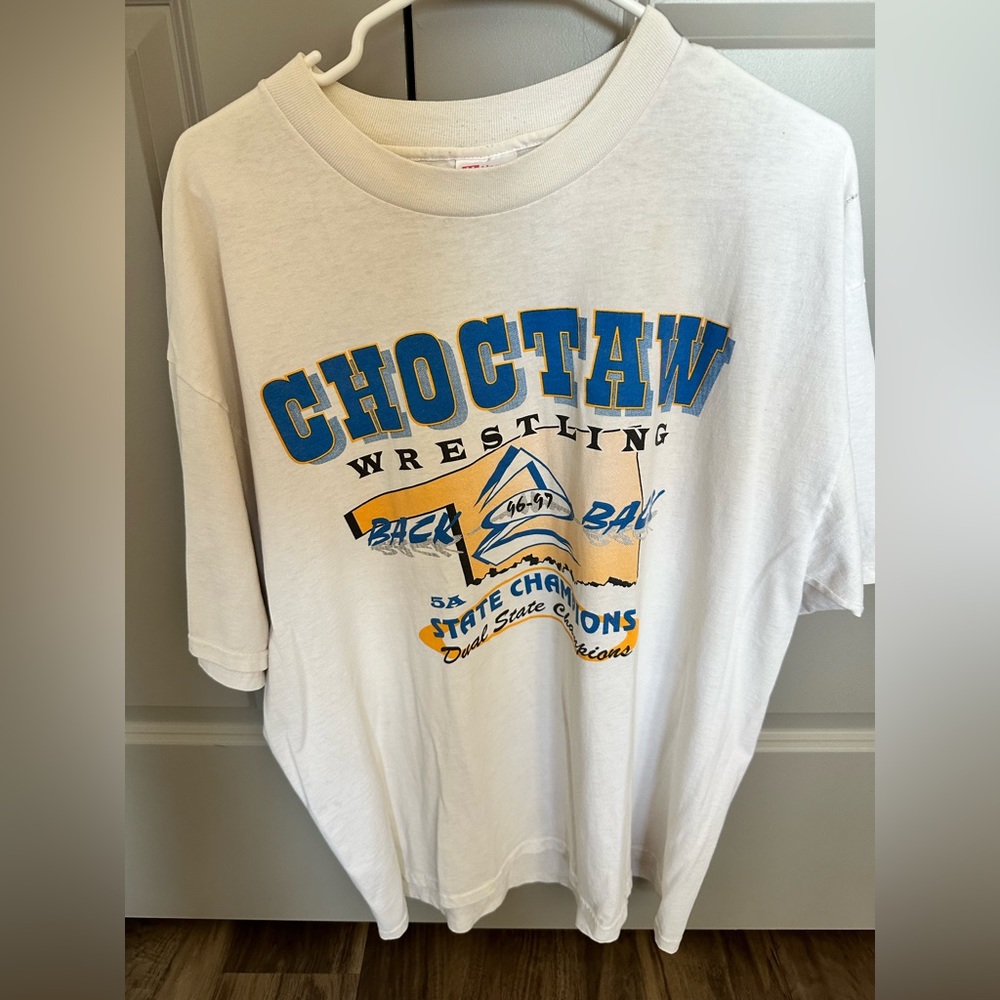 Vintage Choctaw, OK wrestling t shirt, men’s XL